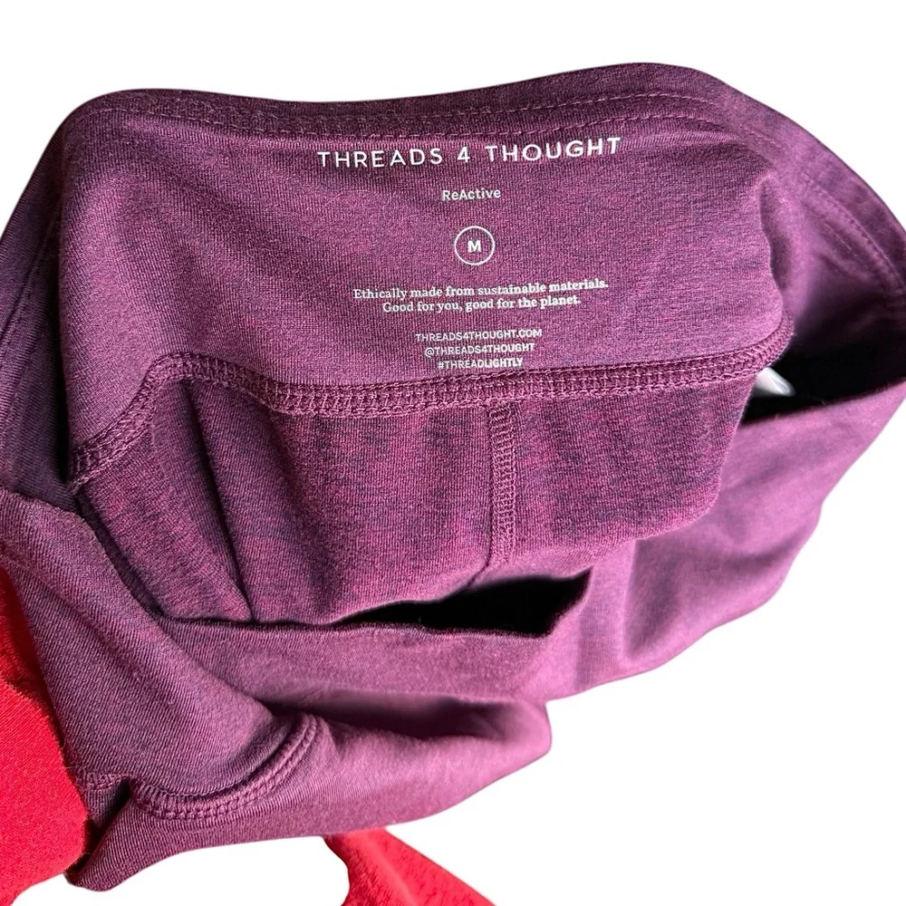 Threads For Thought High Rise Amaranth Lydia Performance Jogger Size Medium NWOT - Picture 11 of 16